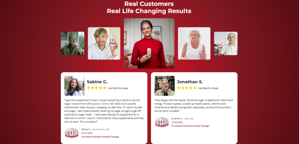 VitaSeal Real Customers